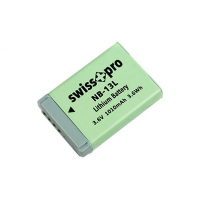 Swiss+Pro Batería NB-13L 1010mAh