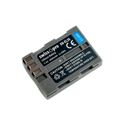 Swiss+Pro Batería EN-EL 3E 1600mAh