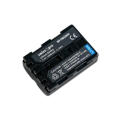 Swiss+Pro Batería NP-FM500H 1600mAh