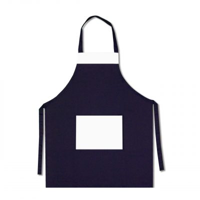 AP Blue Customizable Chef's Apron Blue