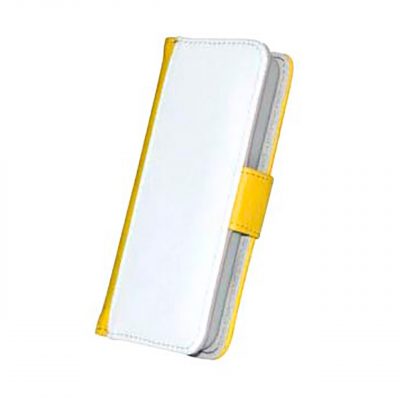 AP Carcasa iPhone 5c Funda Polipiel Amarillo