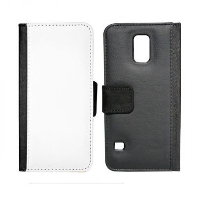 AP Carcasa Samsung Galaxy S5 / G-900F Funda Polipiel Negra