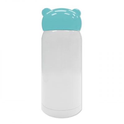 AP Botella 320ml/11oz Personalizable Termo Acero Inoxidable Blanco/Azul
