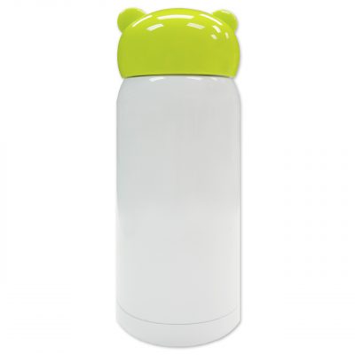 AP Bottle 320ml/11oz Customizable Thermos Stainless Steel White/Green