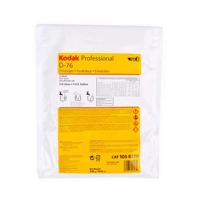 Kodak Químico BW Revelador D-76 1x 3.8 L