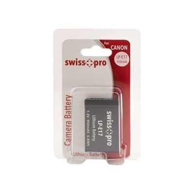 Swiss+Pro Batería LP-E17 950mAh (Requiere cargador universal para cargar)