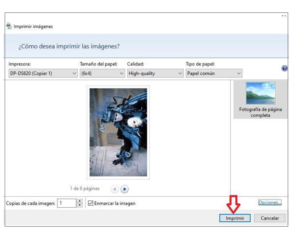 Dnp Ds620, Dnp Rx1 Y Dnp Rx1Hs: Impresiones Con Margen Blanco |