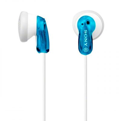 Sony Auricular MDR-E9LP 18Hz-22kHz, 16 Ohm, cable 1.2 mts, Azul