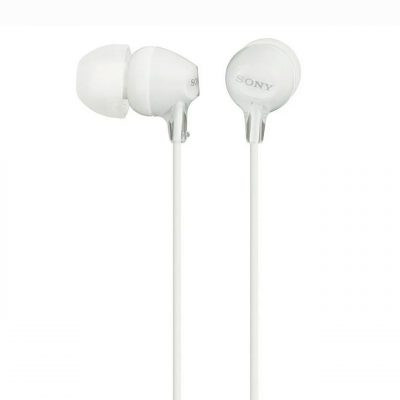 Sony Auricular MDR-EX15LP 8Hz–22kHz, Cable 1.2 mts, Blanco