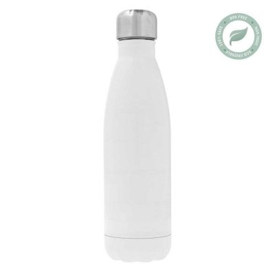 AP Botella 500ml/17oz Personalizable Termo Acero Inoxidable Blanca