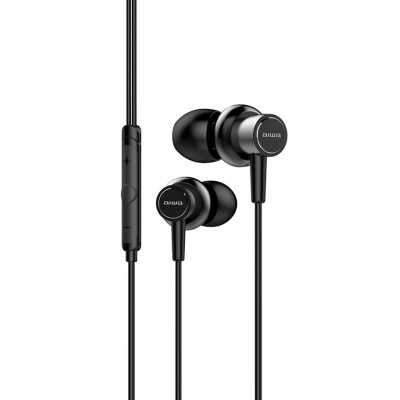 Aiwa Auricular ESTM-500BK 10Hz-40kHz, cable 1.2 mts, Micrófono, Negro