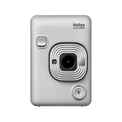 Fujifilm Instax Instant Camera Mini Liplay Stone White