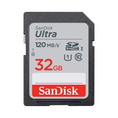 SanDisk Tarjeta Memoria SDHC  32Gb Ultra 120Mb/s Clase 10 imaging