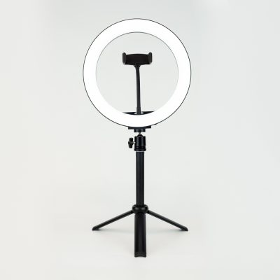 Swiss+Go Aro Luz Led para móvil 26 cm + Trípode Negro