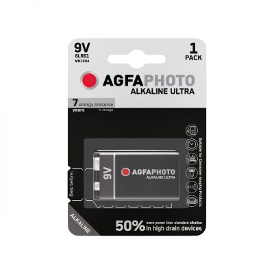AgfaPhoto Ultra Pila LR61, 9V, Pack 1 ud.