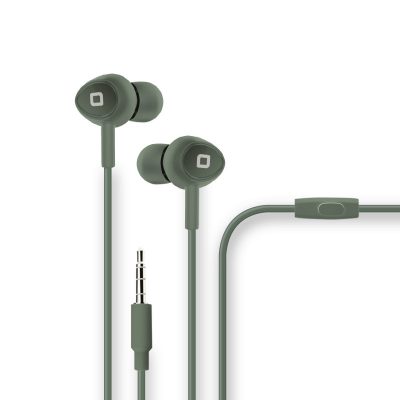 SBS Earphone with Answer Button, tube package, Green