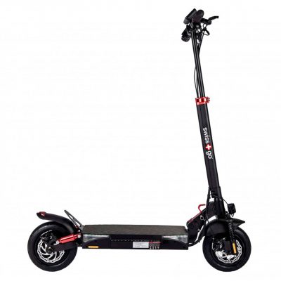 Swiss+Go Patinete Eléctrico PT017 Pro Rueda 10 pulg, Motor 600W, 48V, Bat. 12.5A