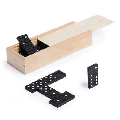 AP Dominó de madera piezas negras
