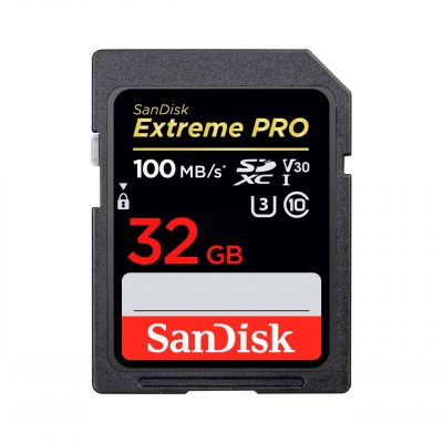 SanDisk Tarjeta Memoria SDXC  32Gb Extreme Pro 100 Mb/s V30 UHS-I U3