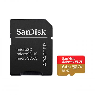 SanDisk Tarjeta Memoria SDXC Micro  64Gb Extreme 170Mb/s Clase 10 + Adaptador