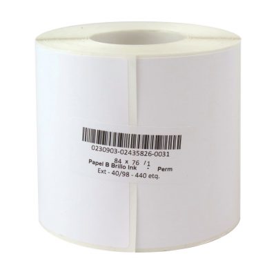 AP Etiqueta para ColorWorks Corazón Papel Brillo 80x73mm Bobina 440 Etiq.