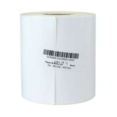 AP Etiqueta para ColorWorks Rectangular Papel Brillo 100x75mm Bobina 450 Etiq.