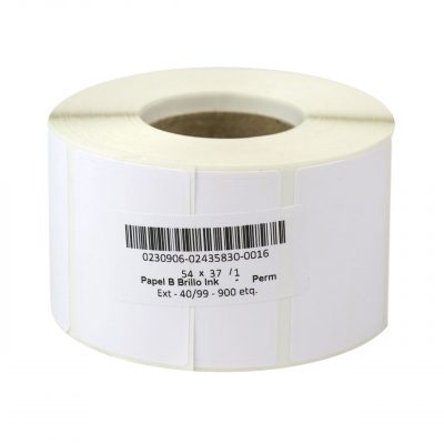 AP Etiqueta para ColorWorks Rectangular Papel Brillo 50x33mm Bobina 900 Etiq.