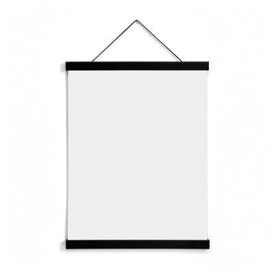 AP Colgador Poster Madera Magnetico 41 cm Negro