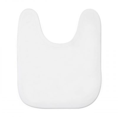 AP Babero Personalizable Ribete Blanco 24x37 cm velcro