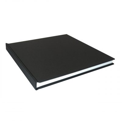 AP TexBook Álbum de Pegar 20x20 cm Tela Negra con 20 páginas blancas