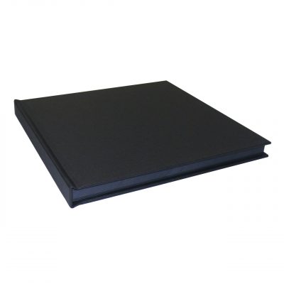 AP TexBook Álbum de Pegar 20x20 cm Tela Negra con 20 páginas negras