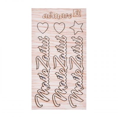 AP Letras Adhesivas de Madera Kit para personalizar Mod. Maite Zaitut