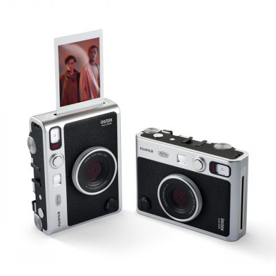 Fujifilm Instax Cámara Instantánea MINI EVO Tipo C Negra