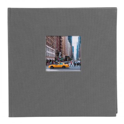 Goldbuch Bella Vista Álbum de Pegar 25x25 cm 60 hojas blancas Gris