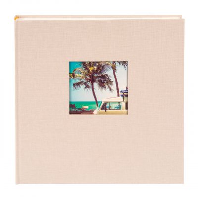 Goldbuch Bella Vista Álbum de Pegar 30x31 cm 60 hojas blancas Arena