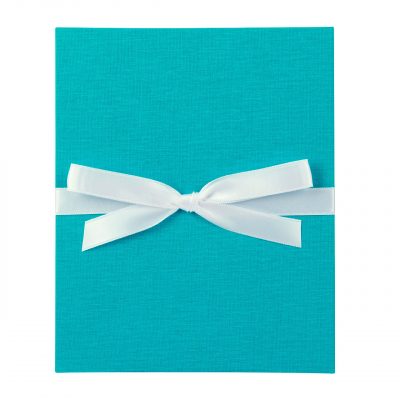 Goldbuch Leporello Linum Álbum de Pegar 16x19 cm cartulina negra Turquesa