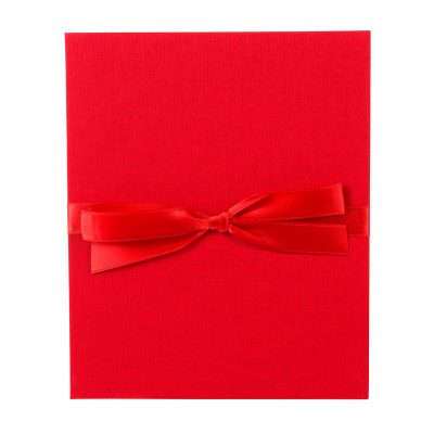 Goldbuch Leporello Linum Álbum de Pegar 16x19 cm cartulina negra Rojo