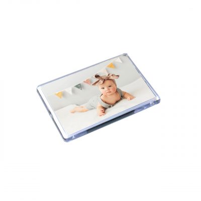 Gamax Imán Acrílico Rectangular Personalizable 3,5x5 cm Bolsa con 100 u.