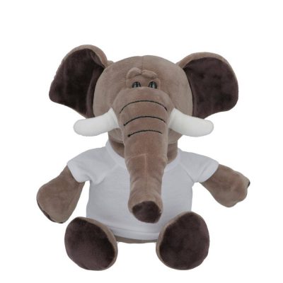 AP Peluche 23cm con Camiseta Personalizable Mod. Elefante