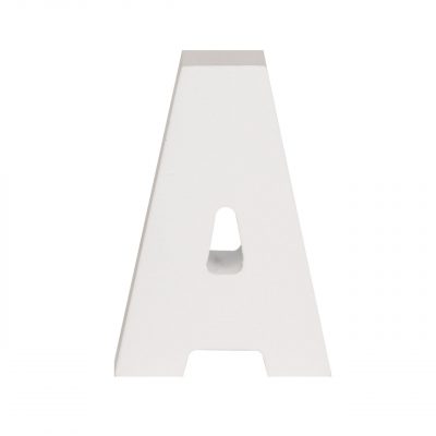 AP Letra Decorativa MDF - Letra A   7x10  Blanca