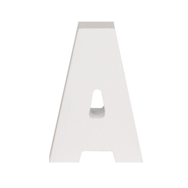 AP Letra Decorativa MDF - Letra A   7x10  Blanca