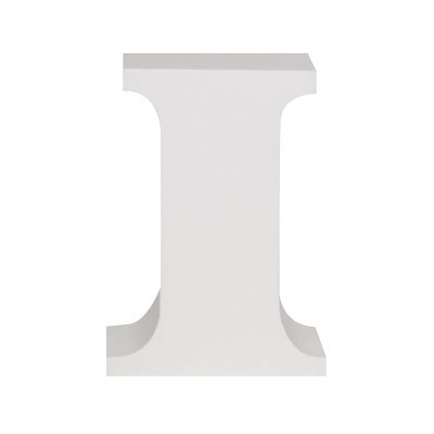 AP Letra Decorativa MDF - Letra I  15x28  Blanca