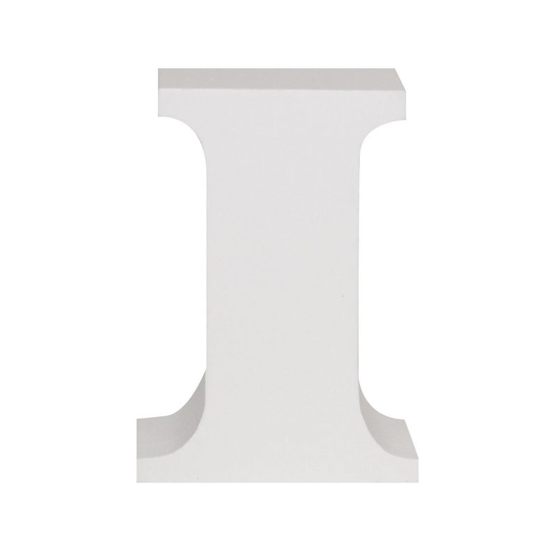 AP Letra Decorativa MDF - Letra I  15x28  Blanca