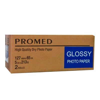 Promed Papel Inkjet Dry Premium 245 gr. 12,7x65m Brillo 1 Bobina