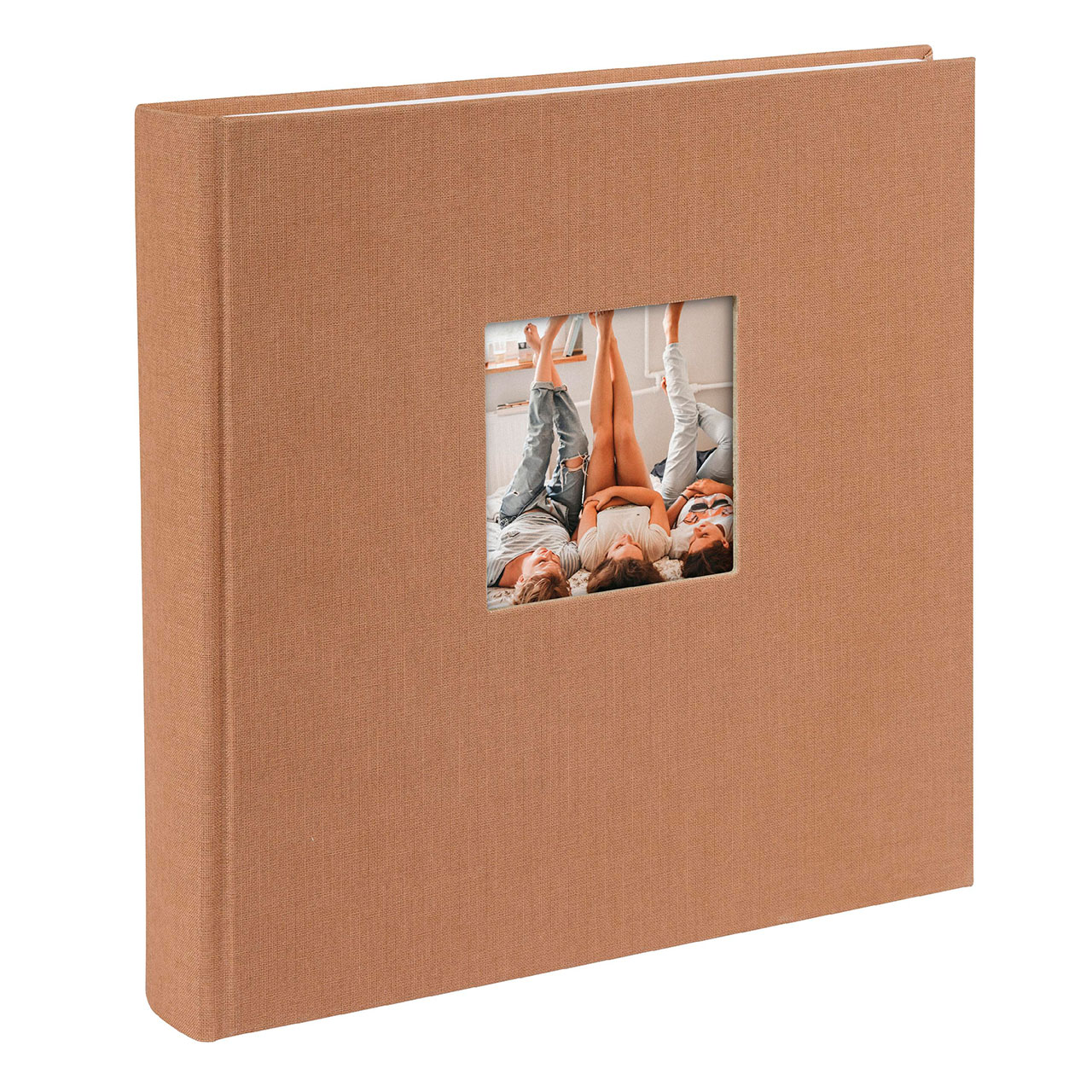 Goldbuch Bella Vista Sticker Album 25x25 cm 60 white sheets Hazelnut AP Photo Industries