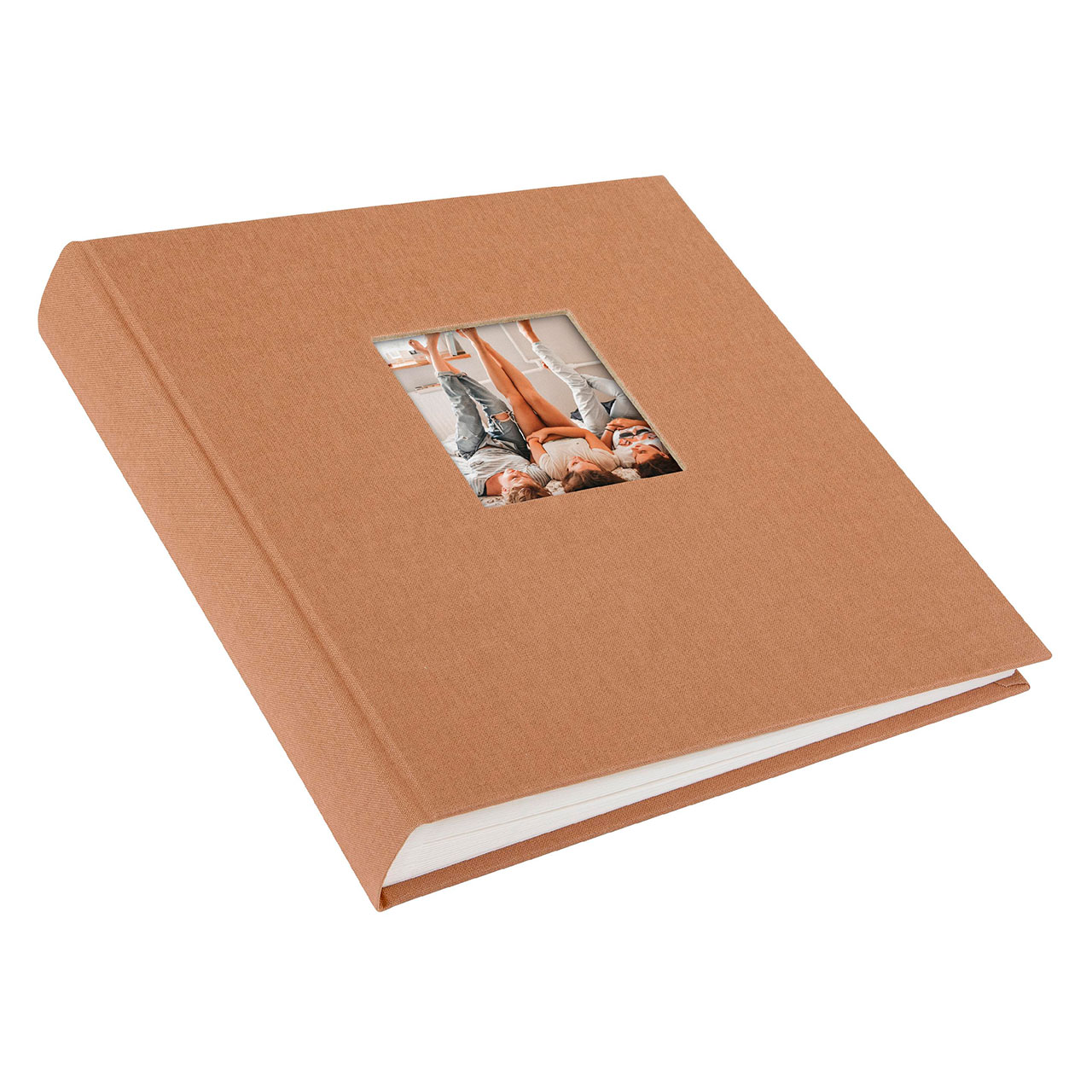 Goldbuch Bella Vista Sticker Album 25x25 cm 60 white sheets Hazelnut AP Photo Industries