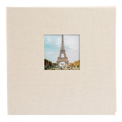 Goldbuch Bella Vista Álbum de Pegar 25x25 cm 60 hojas blancas Arena