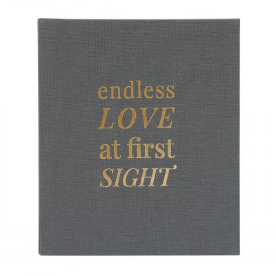 Goldbuch Leporello Linum 2.0 Álbum de Pegar 16x19 cm cartulina blanca Gris