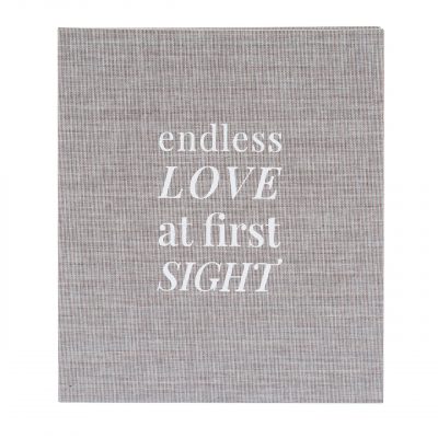 Goldbuch Leporello Linum 2.0 Álbum de Pegar 16x19 cm cartulina blanca Gris Claro