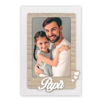 Zep Leroy Marco Fotos Madera  10x15 cm Blanco